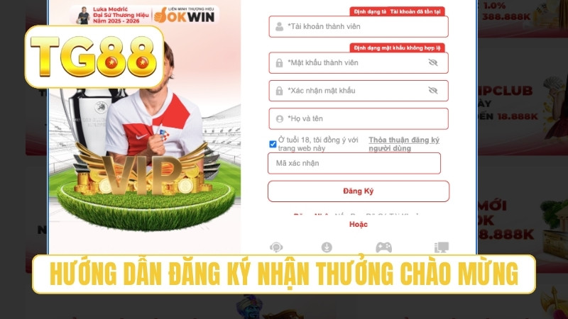 TG88 ⭐ Trang Chủ Chính Thức T8/2026 | Link TG88 Tặng +188K 22 Hướng dẫn đăng ký nhận thưởng chào mừng